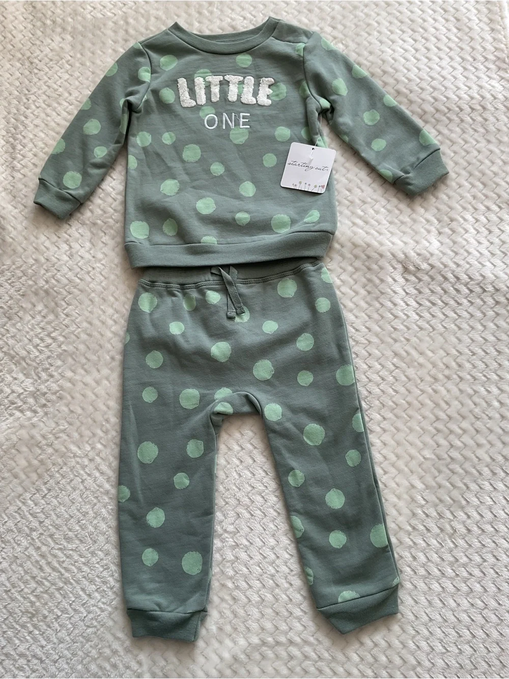 NWT Starting Out Baby Little One 2-Piece Jogger Set